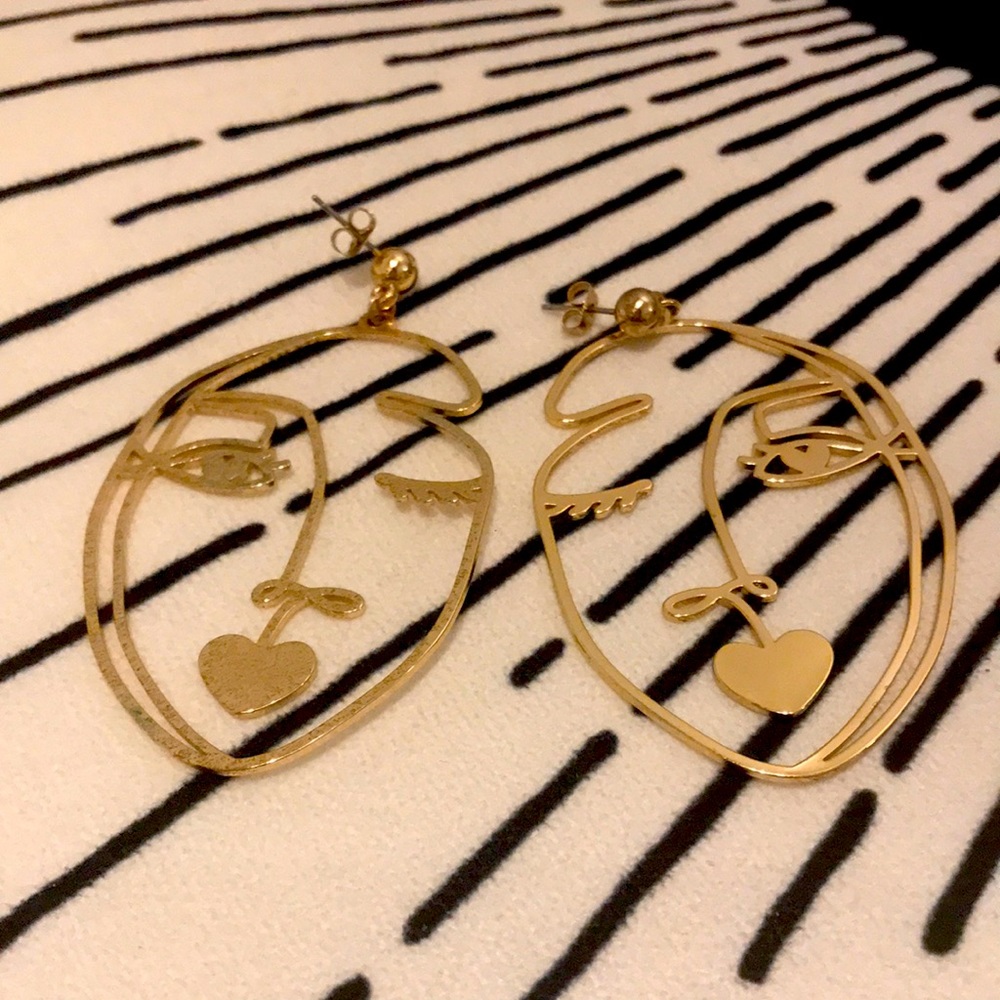 🎉FREE WITH PURCHASE🎉 Cute face earrings